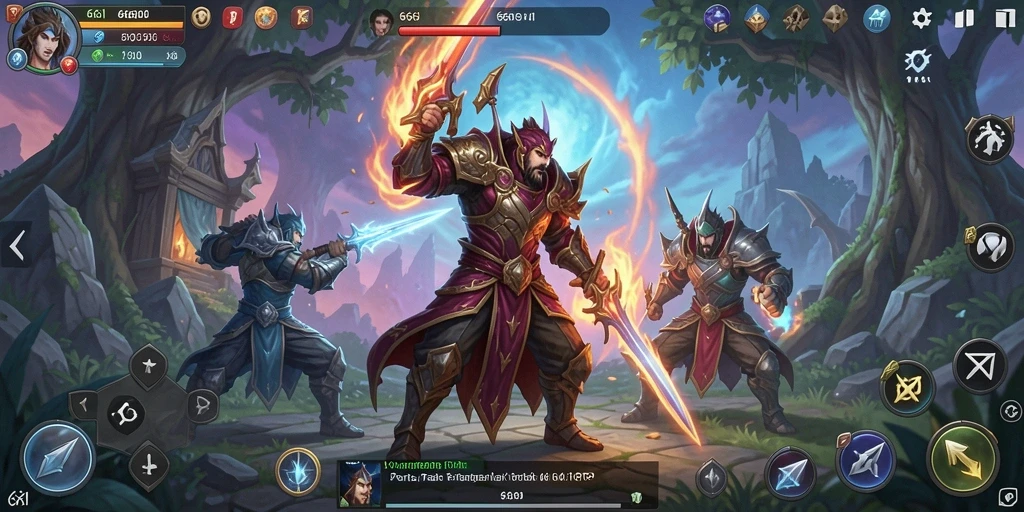 Gameplay RPG seru dengan karakter dan pertempuran epik.