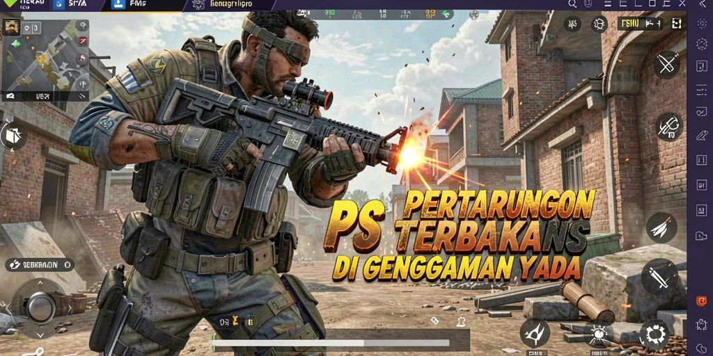 Screenshot gameplay <strong>9939</strong> yang menampilkan aksi seru dalam pertempuran FPS.