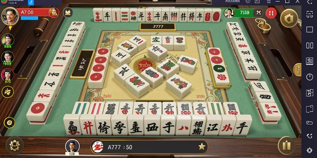Tampilan gameplay Mahjong yang menantang dan seru.