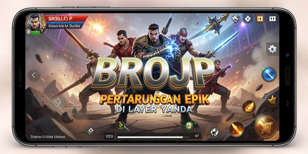 Tampilan gameplay seru dengan aksi pertarungan mendebarkan.