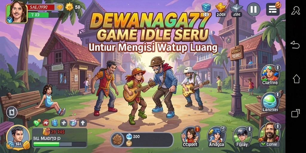 Tampilan gameplay seru dan menawan dari DEWANAGA77.