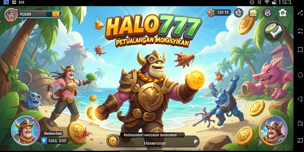 Screenshot HALO777 menunjukkan gameplay Arcade yang intens dan penuh aksi.