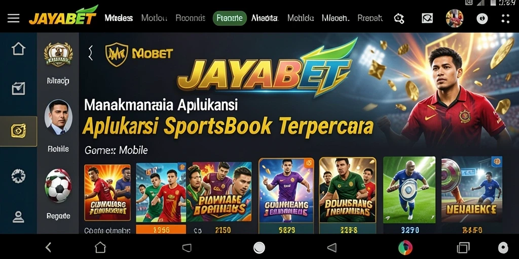 Screenshot gameplay JAYABET menunjukkan fitur taruhan olahraga yang menarik.