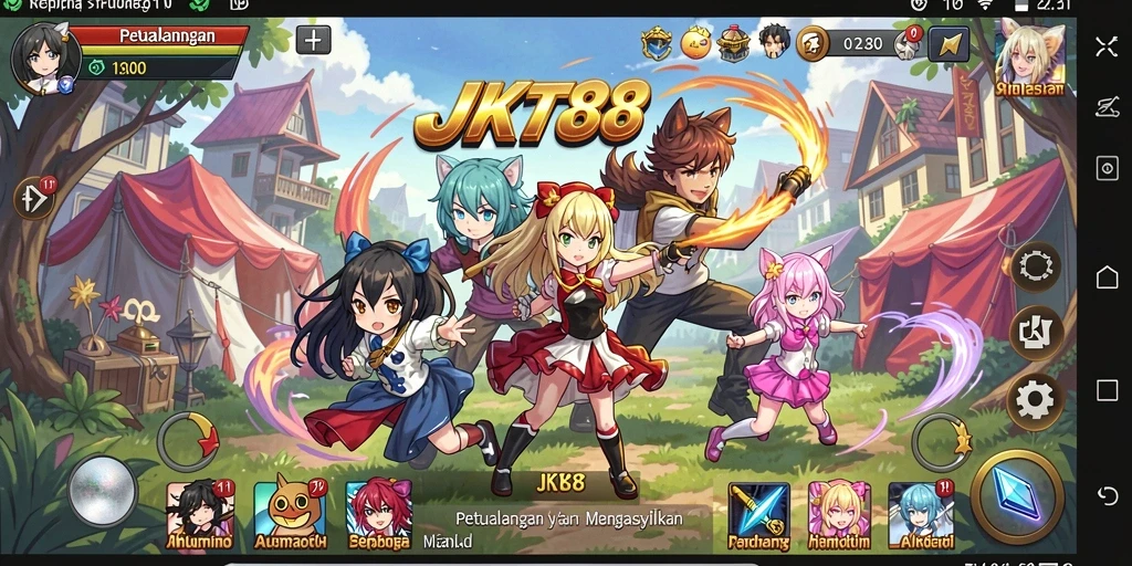 Tangkapan layar menunjukkan aksi seru dalam <strong>JKT88</strong> yang penuh warna.