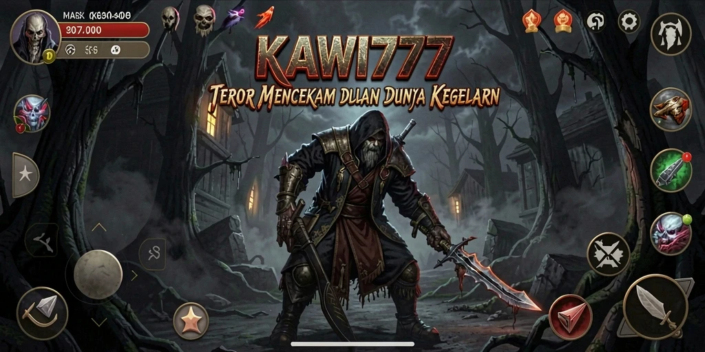 Tampilan gameplay KAWI777 yang mencekam dan menegangkan.