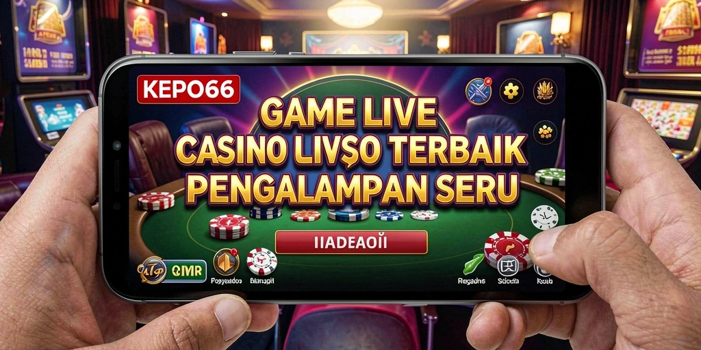 Tampilan aksi seru di <strong>KEPO66</strong> saat bermain Live Casino.