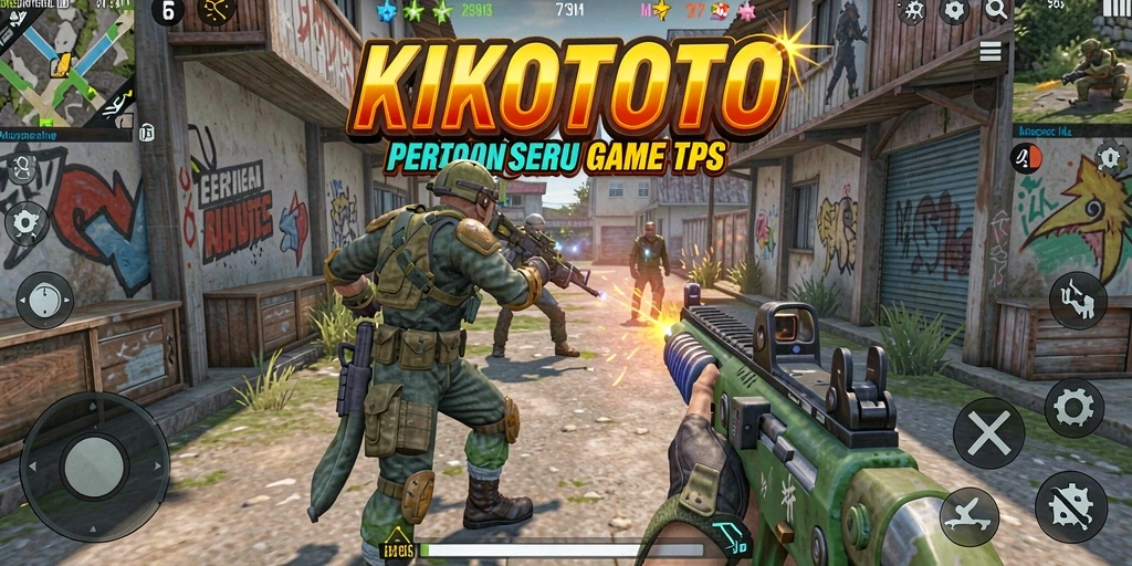 Tampilan aksi seru dalam KIKOTOTO dengan pertarungan intens.