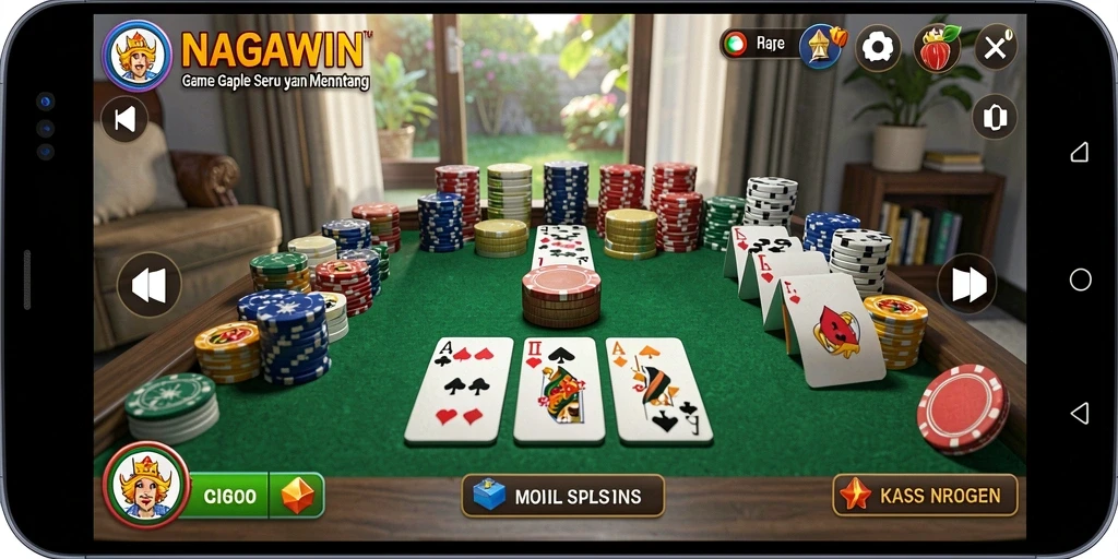 Gameplay seru NAGAWIN yang menantang teman-teman.