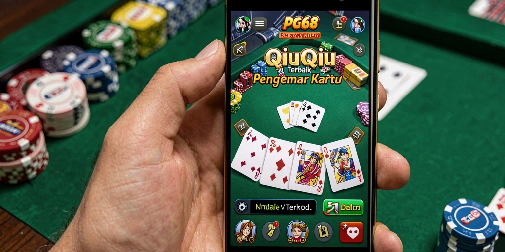 Tampilan gameplay QiuQiu yang seru dan menarik.