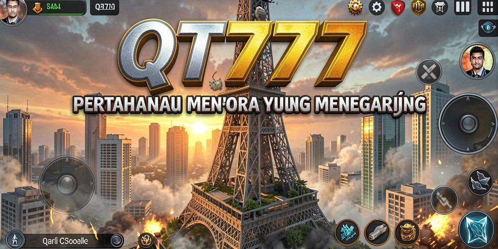 Tampilan gameplay menara menakjubkan di QT777.