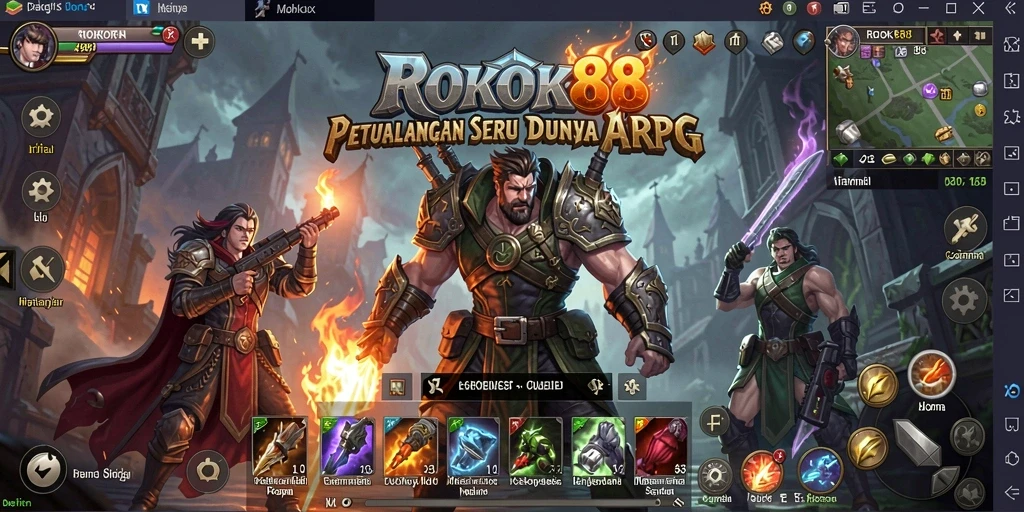 Gameplay seru dalam dunia fantasi di ROKOK88.