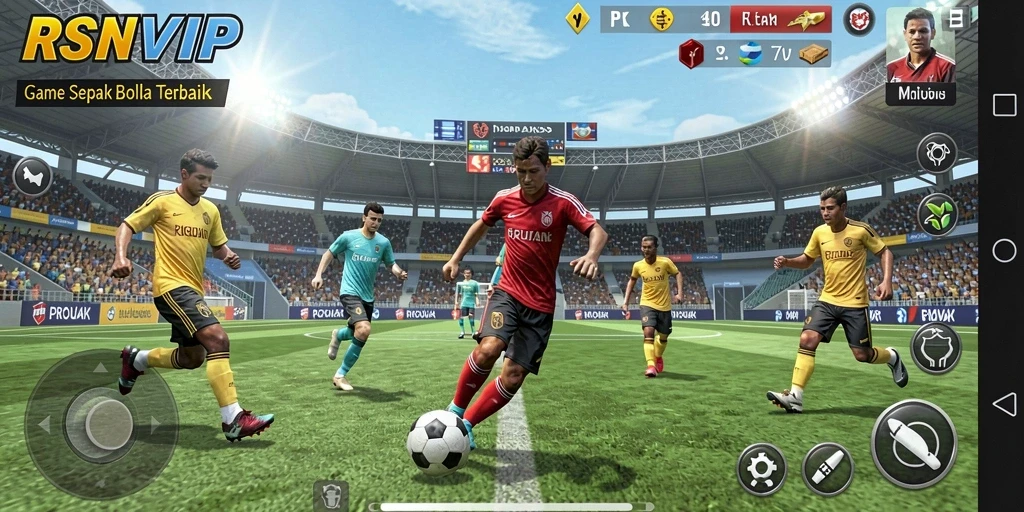 Gameplay RSNVIP yang menegangkan dan seru.