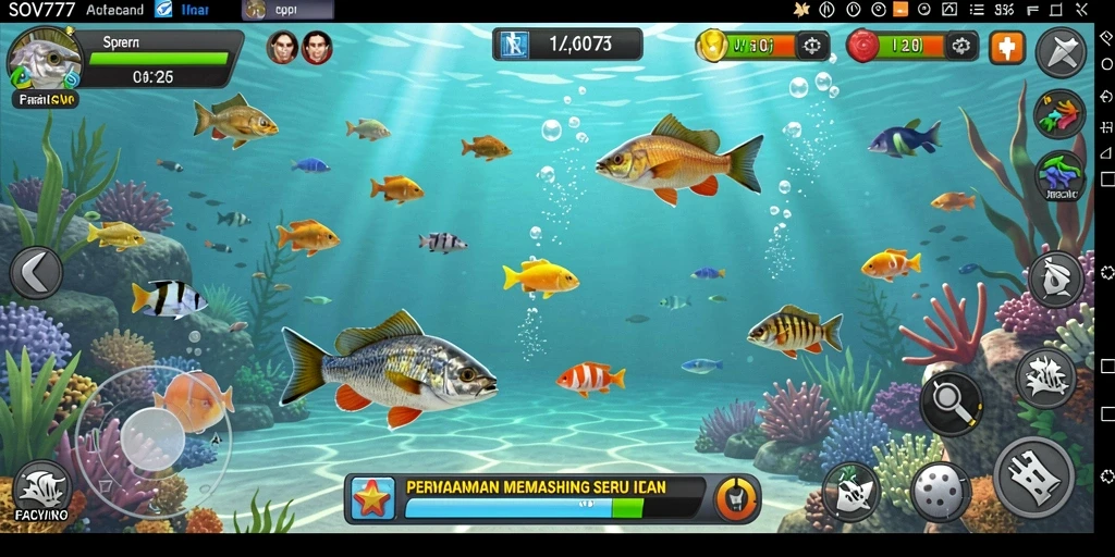 Tangkapan ikan besar dalam gameplay SOV777 yang seru.