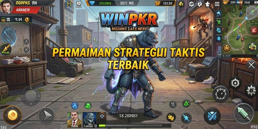Tampilan gameplay seru dan strategis di WINPKR.