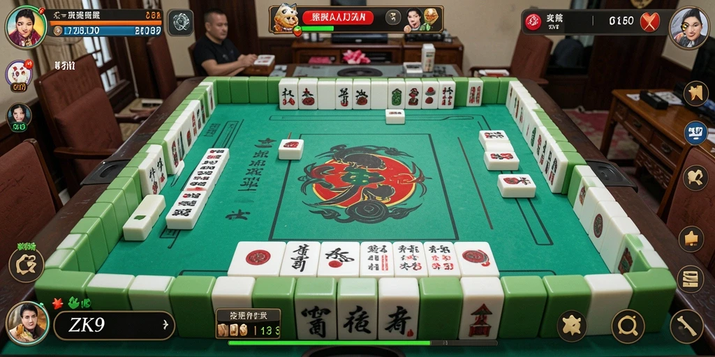 Tangkapan layar dari gameplay Mahjong yang menarik dan menantang.